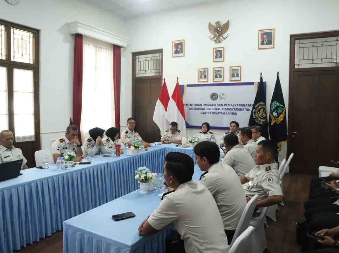 Irhamuddin Hadiri Rapat Strategis Kanwil Ditjenpas Banten, Bahas Transformasi Kelembagaan