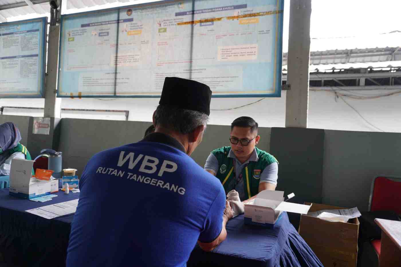 Deteksi Dini HIV, Rutan Kelas I Tangerang Skrining 500 Warga Binaan, Seluruhnya Negatif