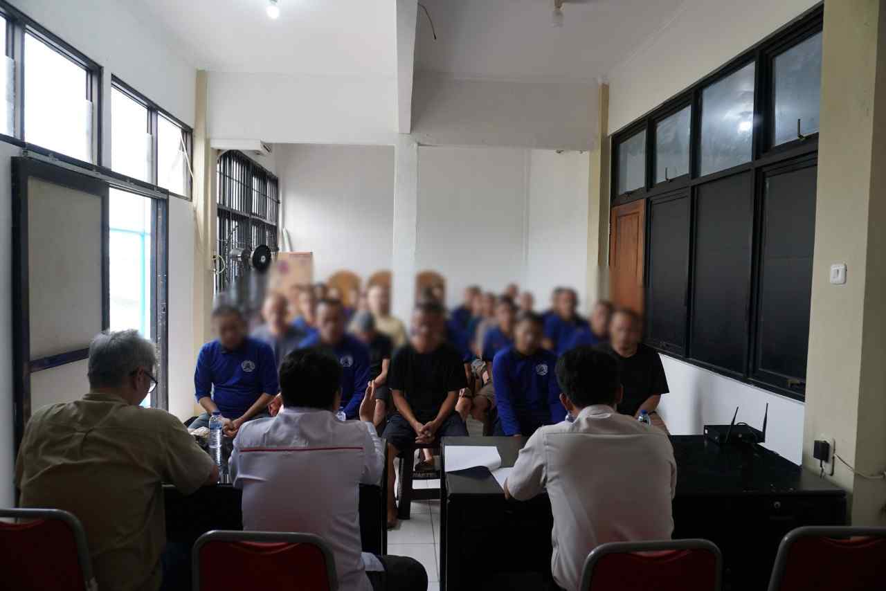 Rutan Kelas I Tangerang Berikan Penyuluhan Hukum dan Pendampingan Gratis bagi Tahanan