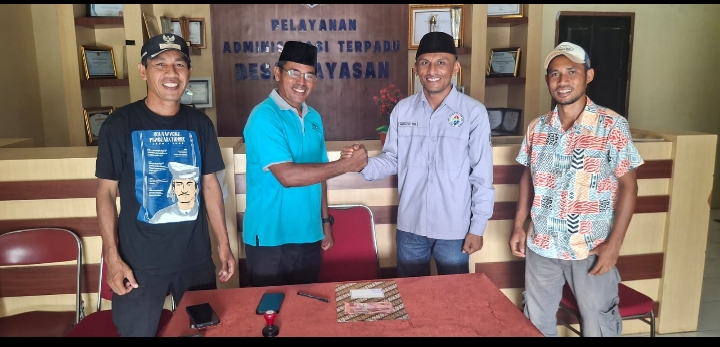 Panitia Pemilihan Apdesi Morotai Sambut kedatangan Calon Ketua Apdesi Pendaftar Perdana