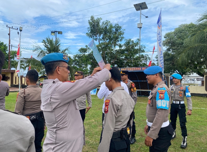 Kapolres Morotai Harap Personil Polres Utamakan Jaga Etika Kode Etik Profesi Polri