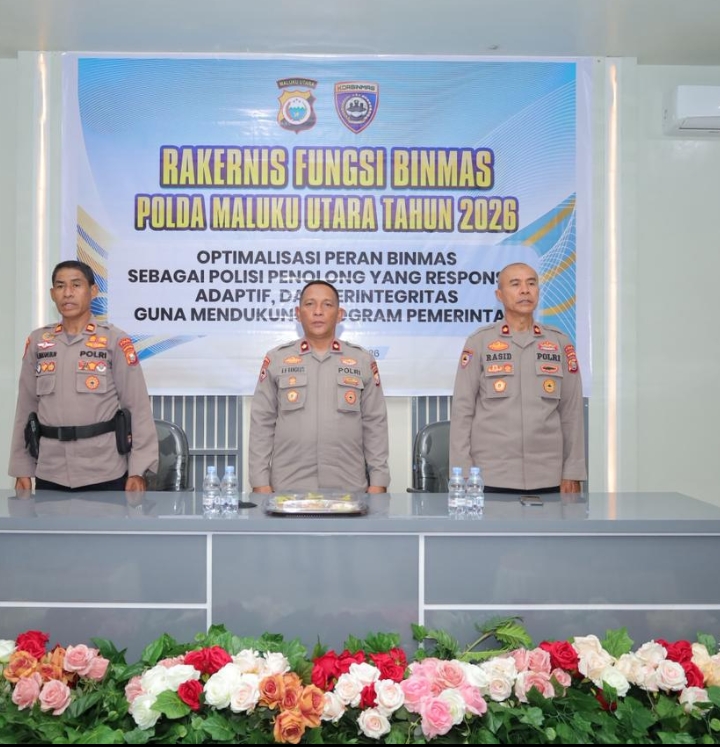 Polda Malut Gelar Rakernis Binmas, Optimalisasi Peran Polisi  Responsif dan Adaptif