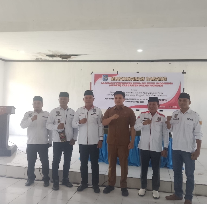 Waketum DPP APDESI Bersama Wakil Bupati Morotai Hadiri Muscab APDESI  Morotai